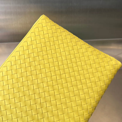 INTRECCIATO 30 EN AGNEAU JAUNE CLAIR
