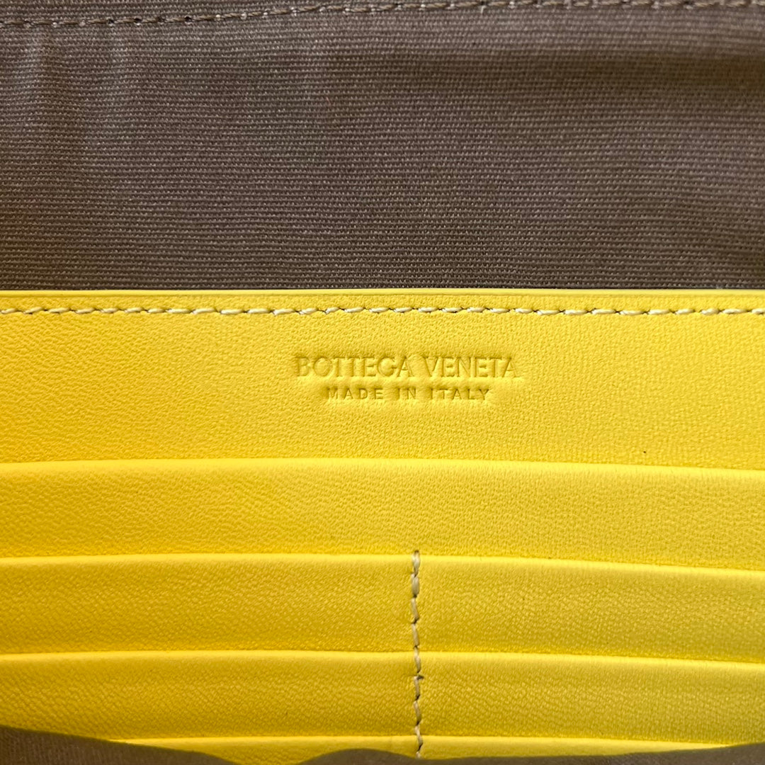 INTRECCIATO 30 EN AGNEAU JAUNE CLAIR
