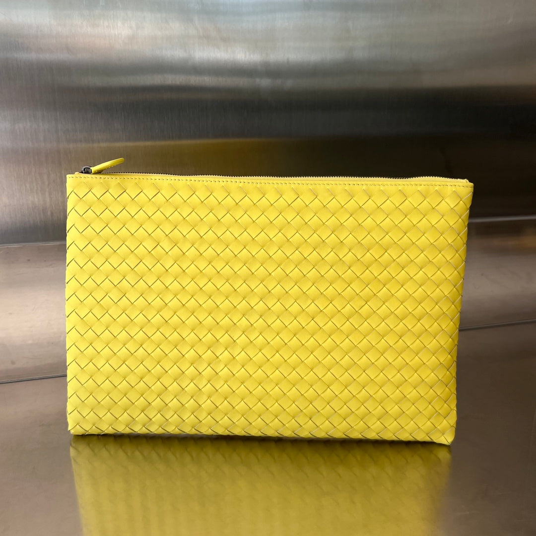 INTRECCIATO 30 EN AGNEAU JAUNE CLAIR