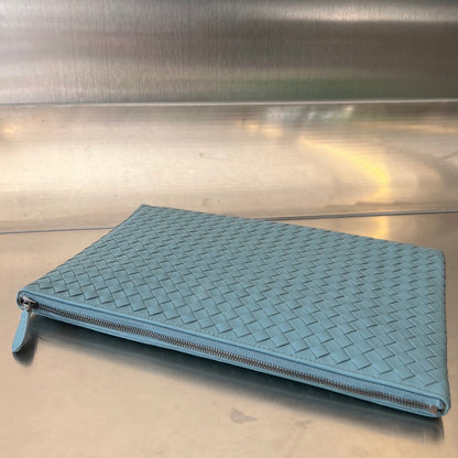 INTRECCIATO 30 EN CUIR D'AGNEAU BLEU CIEL
