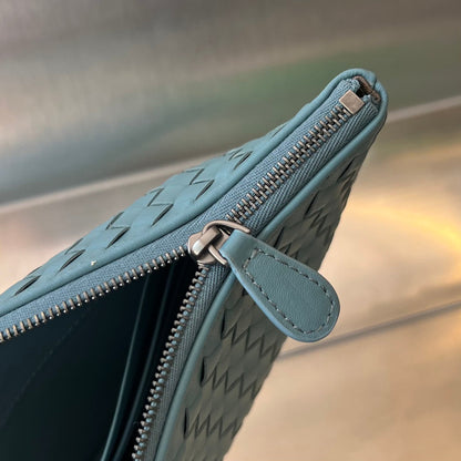INTRECCIATO 30 EN CUIR D'AGNEAU BLEU CIEL