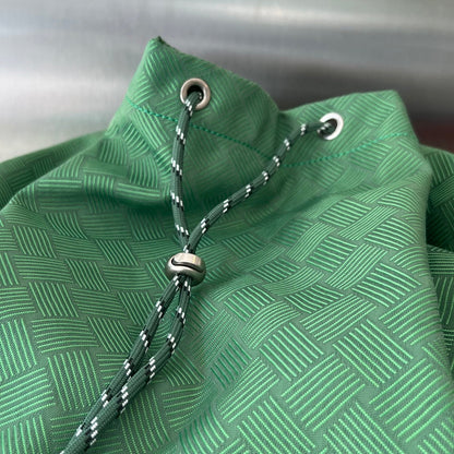 SAC À DOS ALTO 42 EN TISSU JACQUARD VERT FROID