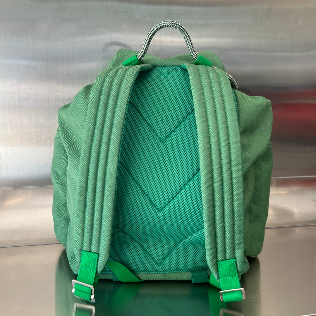 SAC À DOS ALTO 42 EN TISSU JACQUARD VERT FROID