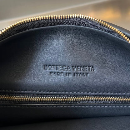 SAC À MAIN GEMELLI TAILLE MOYENNE EN CUIR D'AGNEAU NOIR