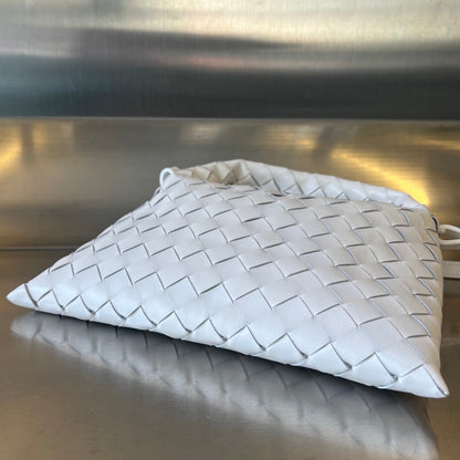 MINI HOP 25 EN CUIR DE VEAU BLANC