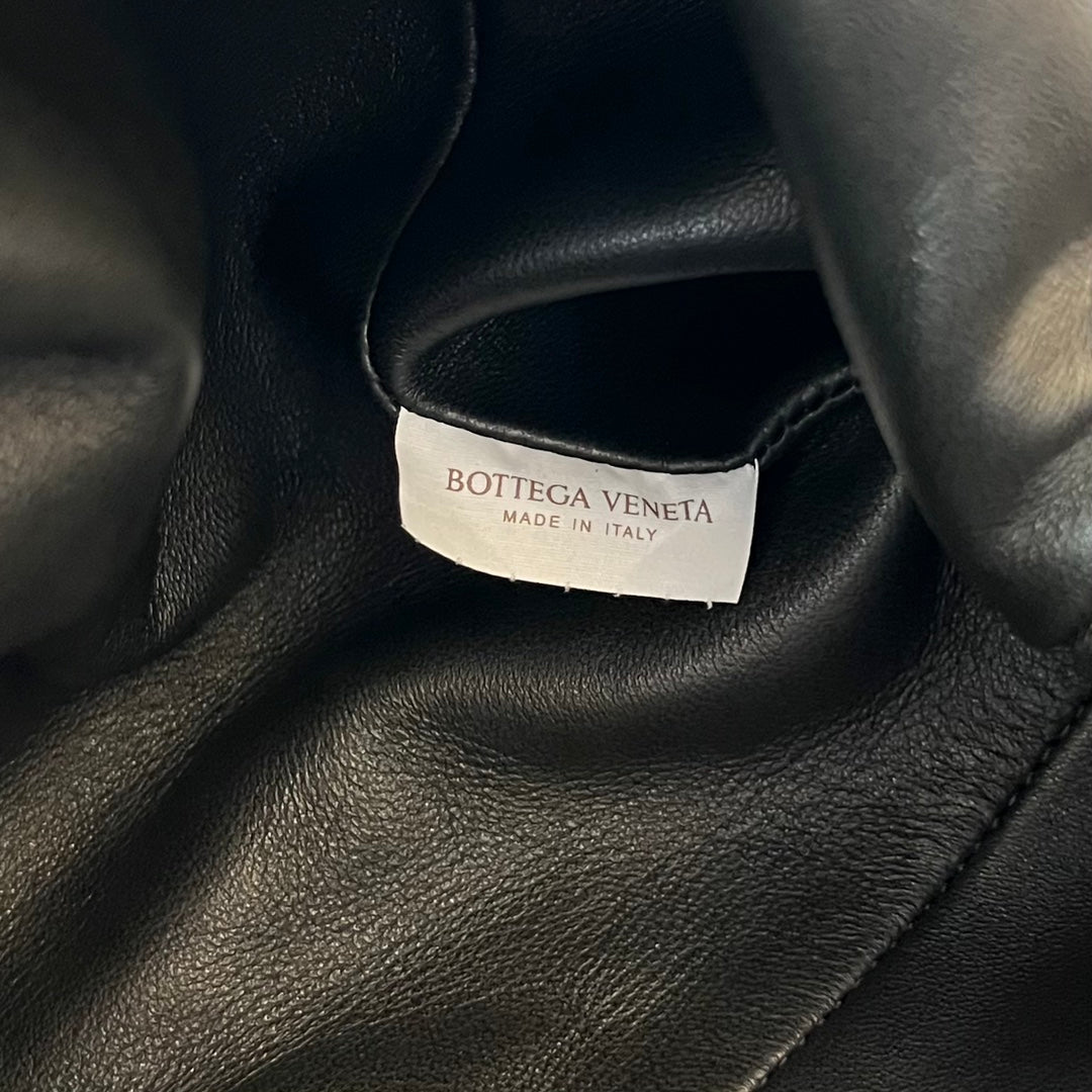 Pochette Classique 40cm Cuir de Veau Noir