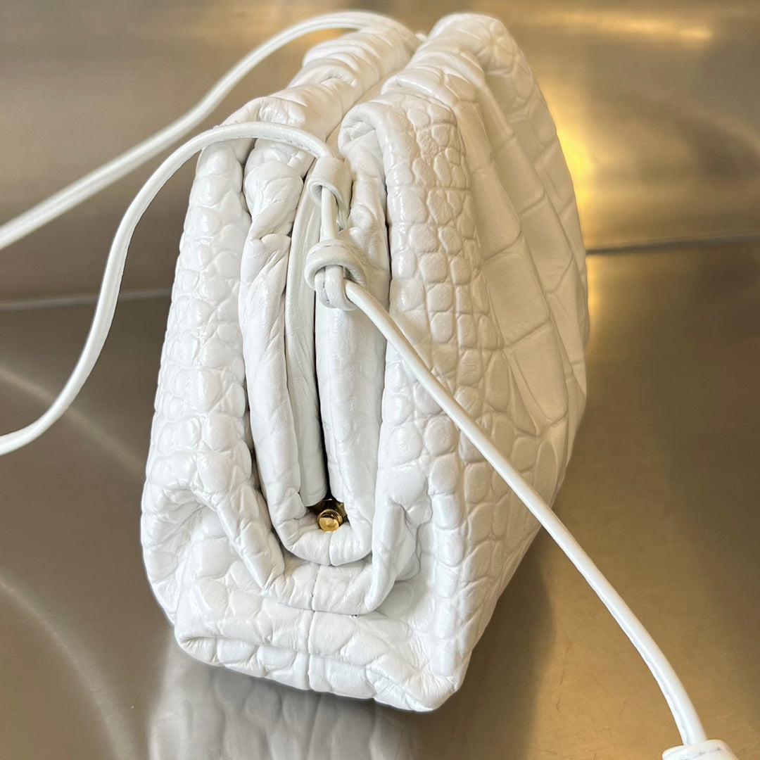 Mini Pochette 22cm Veau Plâtre