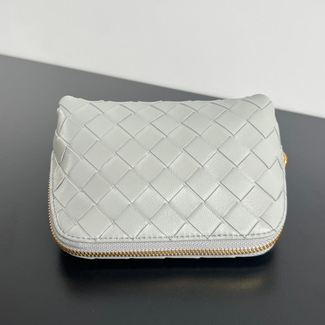 SAC INTRECCIATO 16 EN AGNEAU BLANC