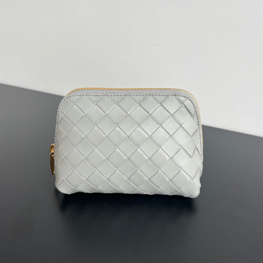SAC INTRECCIATO 16 EN AGNEAU BLANC