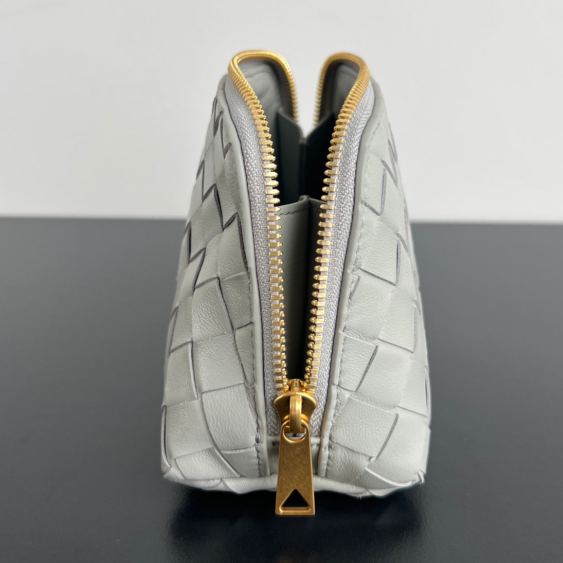 SAC INTRECCIATO 16 EN AGNEAU BLANC
