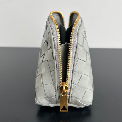 SAC INTRECCIATO 16 EN AGNEAU BLANC