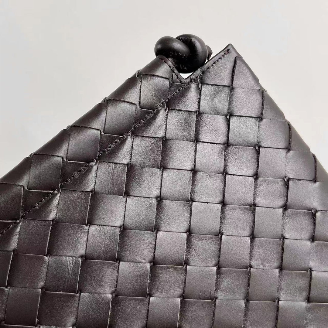 GRANDE BOUCLE PLATE 35 EN CUIR DE VEAU NOIR