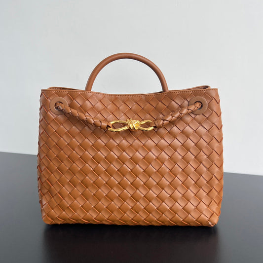 GRAND ANDIAMO 32 EN CUIR D'AGNEAU ORANGE BRÛLÉ
