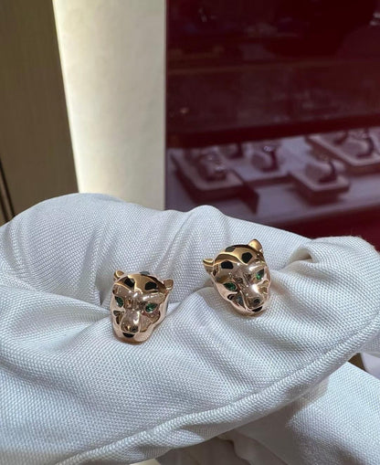 [?Shinejoy]CHRRTAH-PRINT STUD EARRINGS, THREE COLORS