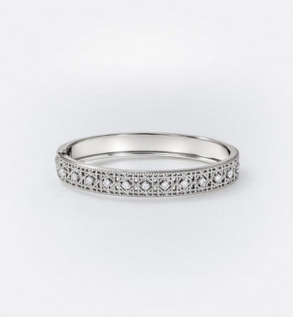 [?Shinejoy]2026 WOVEN-PATTERN BRACELET SET WITH FULL DIAMOND INLAY THREE-COLORS