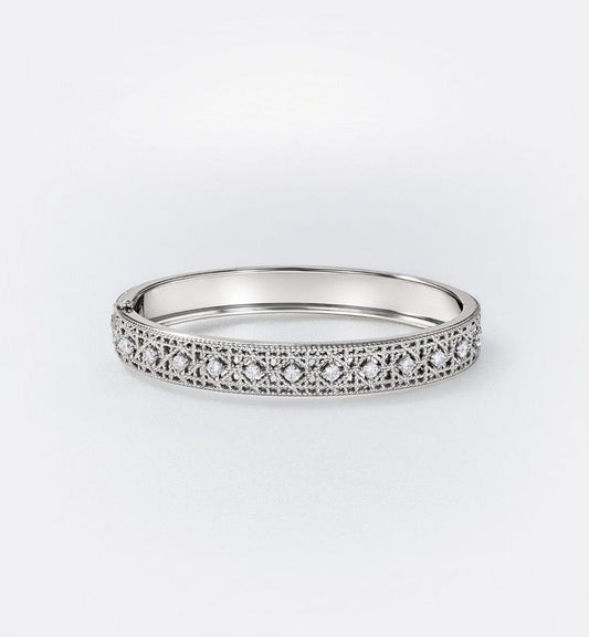 [?Shinejoy]2026 WOVEN-PATTERN BRACELET SET WITH FULL DIAMOND INLAY THREE-COLORS