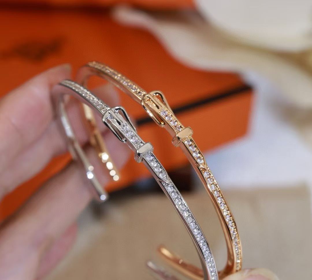[?Shinejoy]DIAMOND-ENCRUSTED BRACELET THREE COLORS
