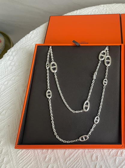 [Shinejoy]Classic Silver Sweater Chain