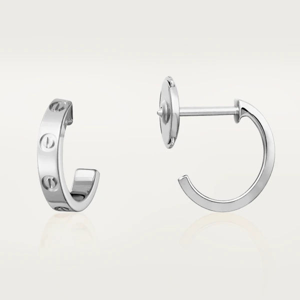 [Shinejoy]LOVE EARRINGS 2.65MM SILVER
