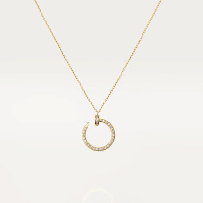 [Shinejoy]JUSTE NECKLACE GOLD DIAMONDS