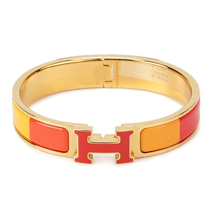 [Shinejoy]H BRACELET ORANGE RAINBOW CERAMIC
