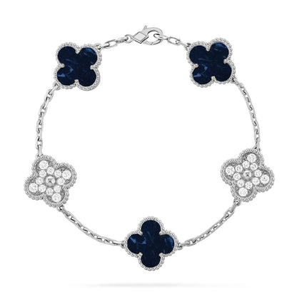 [Shinejoy]CLOVER 5 MOTIF PIETERSITE BRACELET COLLECTION