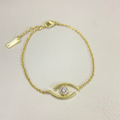 [Shinejoy]Demo Eye Pave-Set Diamond Bracelet