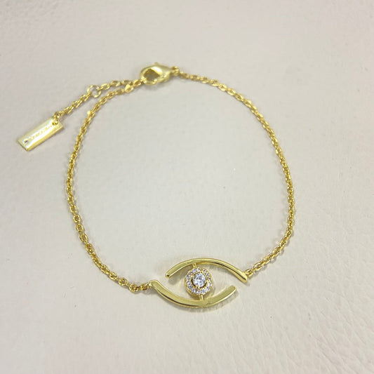 [Shinejoy]Demo Eye Pave-Set Diamond Bracelet