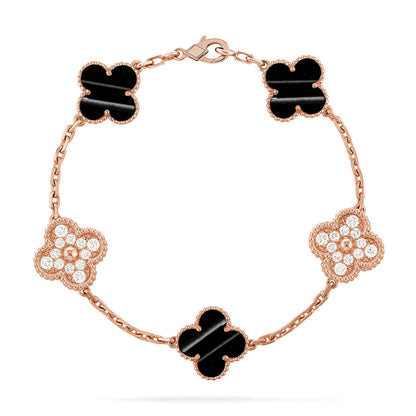 [Shinejoy] CLOVER 5 MOTIF PULSAR STONE BRACELET COLLECTION