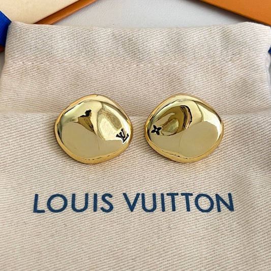 [Shinejoy]Gold Paris Stud Earrings