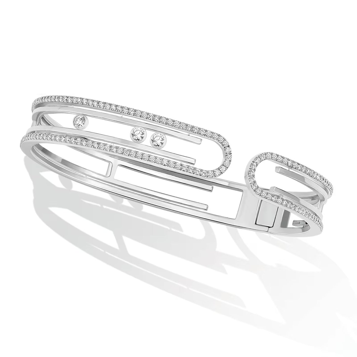 [Shinejoy]MOVE 10TH PAVED DIAMOND BRACELET