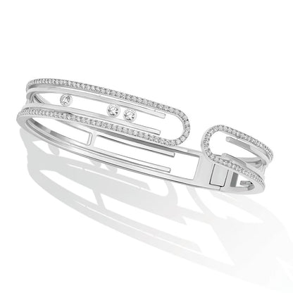 [Shinejoy]MOVE 10TH PAVED DIAMOND BRACELET