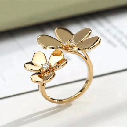 [Shinejoy]CLOVER COMOS GOLD DIAMOND RING