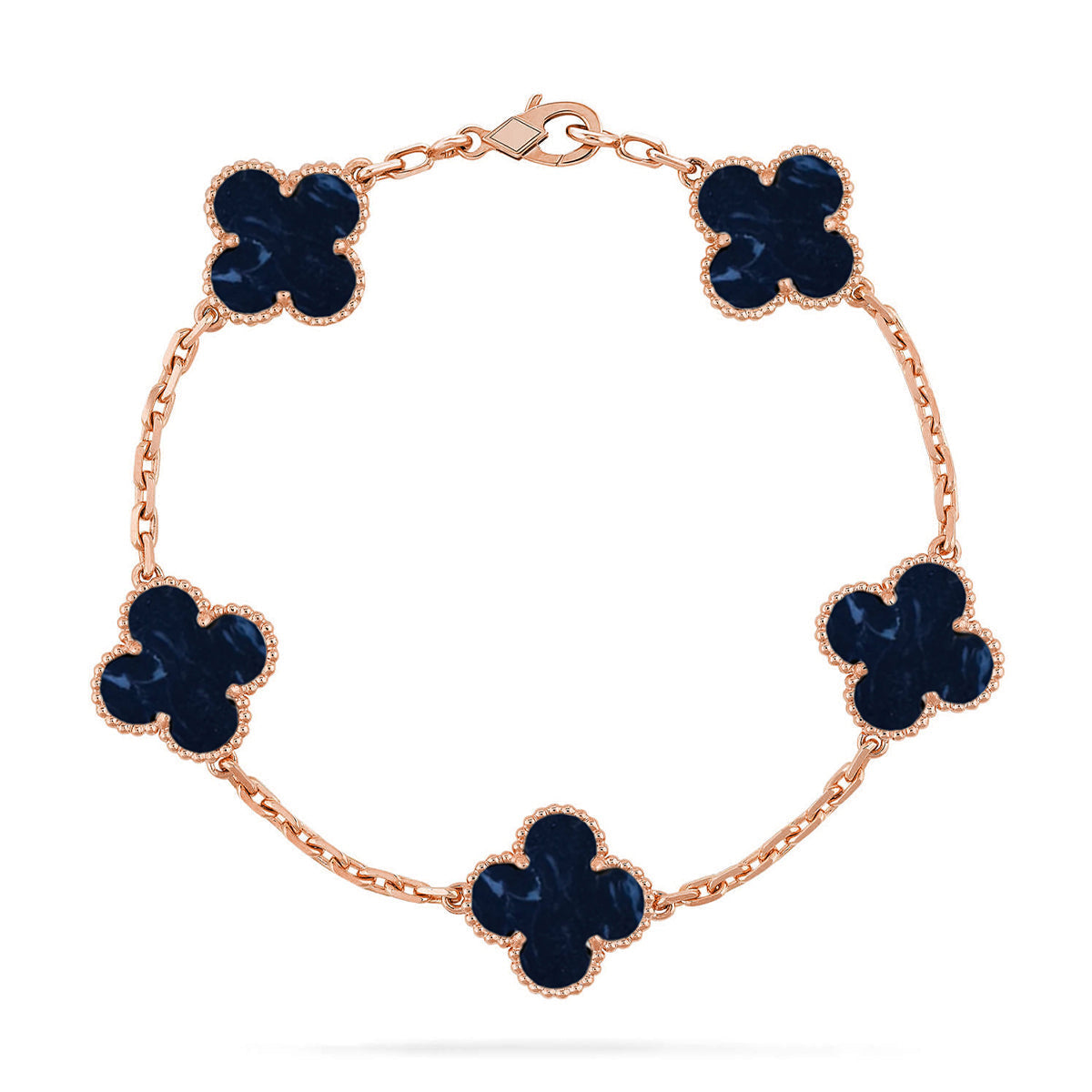 [Shinejoy]CLOVER 5 MOTIF PIETERSITE BRACELET COLLECTION