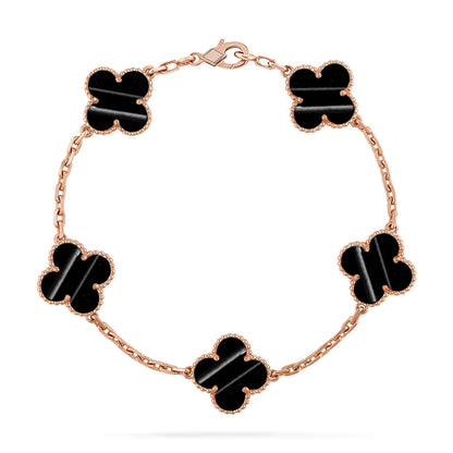 [Shinejoy] CLOVER 5 MOTIF PULSAR STONE BRACELET COLLECTION