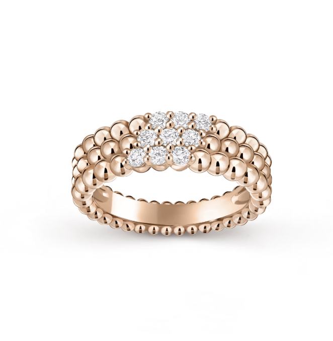 [Shinejoy]Bague diamant cinq rangs