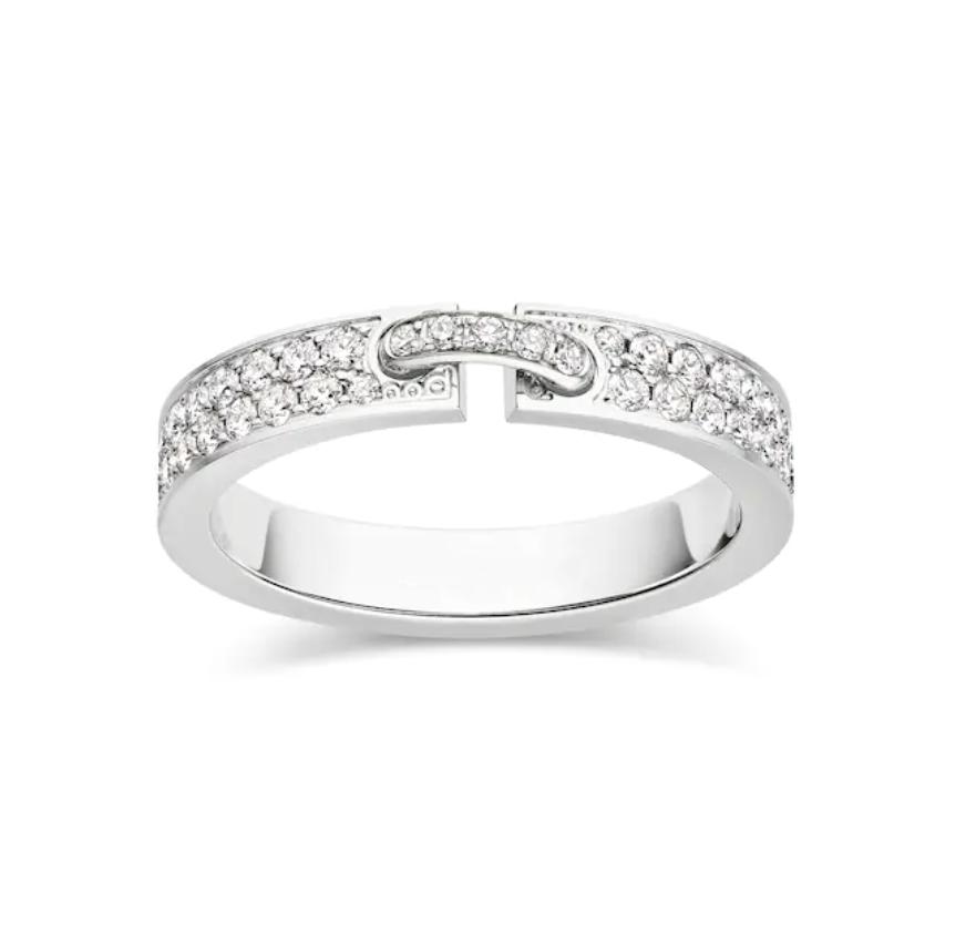 [Shinejoy]ALLIANCE LIENS VIDENCE PAVED DIAMOND 4MM RING