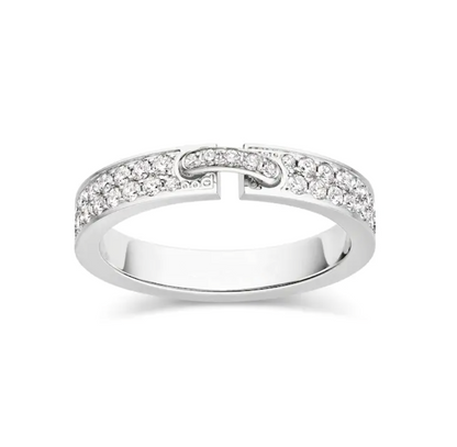 [Shinejoy]ALLIANCE LIENS VIDENCE PAVED DIAMOND 4MM RING