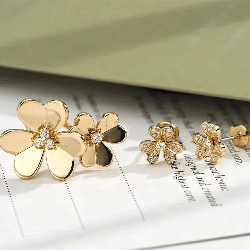 [Shinejoy]CLOVER COMOS GOLD DIAMOND RING