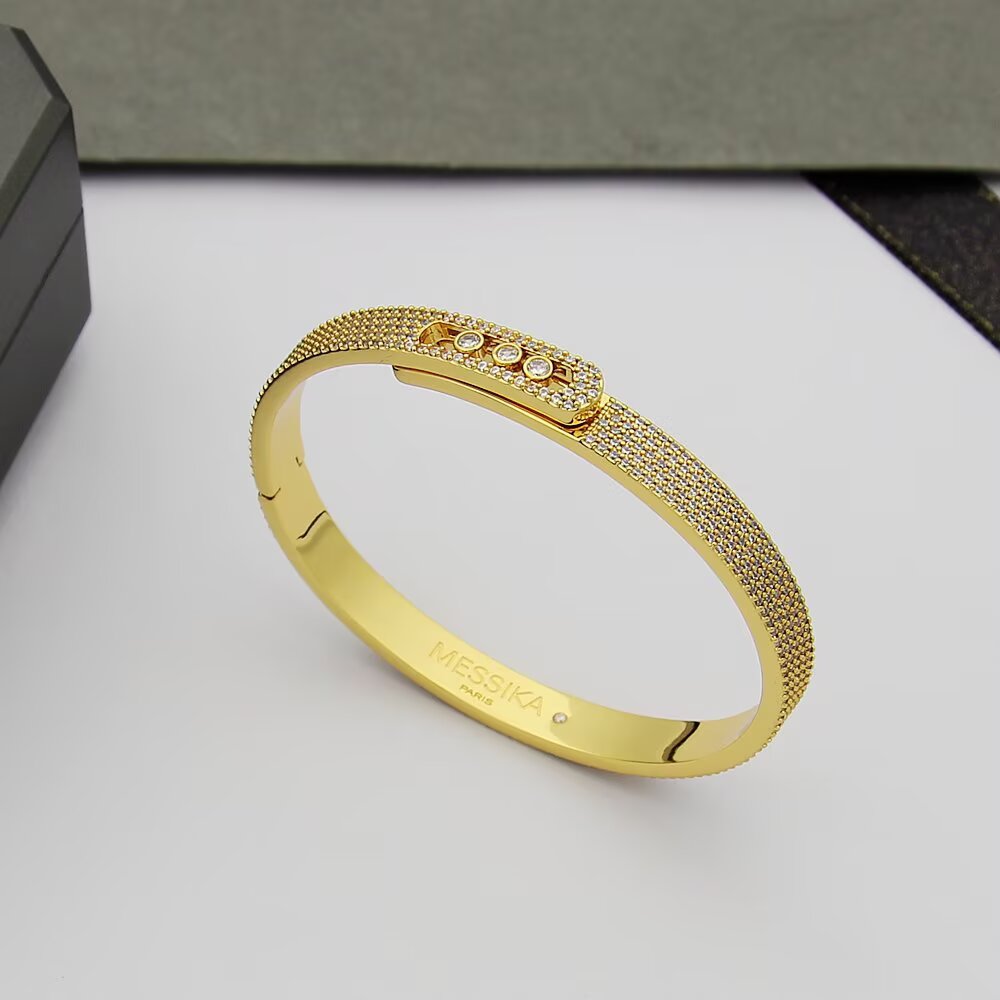 [Shinejoy]Move Noa Full Pavé Diamond Bangle Bracelet