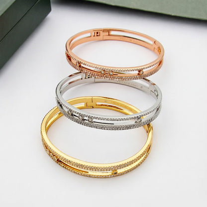 [Shinejoy]Move Romane pavé bangle