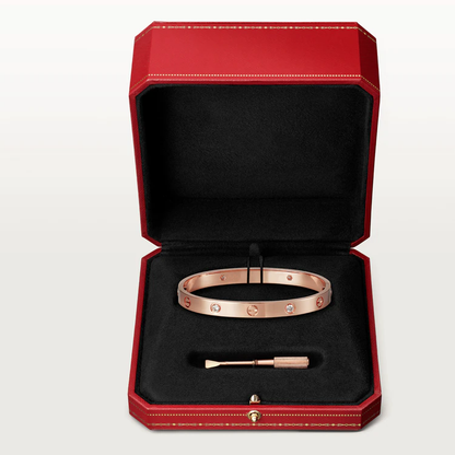 [Shinejoy]LOVE BRACELET 6.1MM 4 DIAMONDS