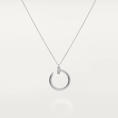 [Shinejoy]JUSTE NECKLACE SILVER
