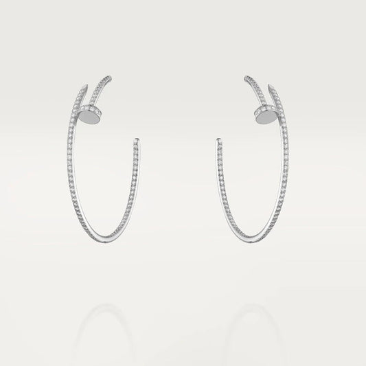 [Shinejoy]JUSTE EARRINGS FULL DIAMONDS 1.8MM