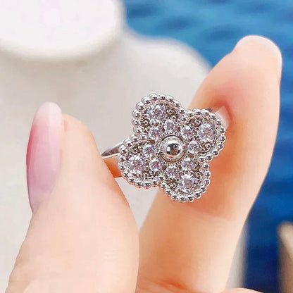 [Shinejoy]CLOVER DIAMOND RING