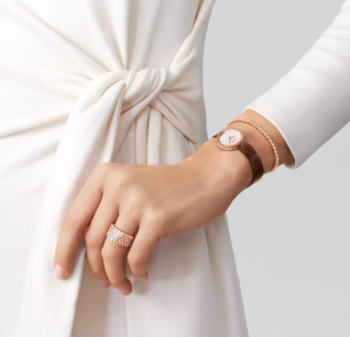 [Shinejoy]Five-row diamond ring