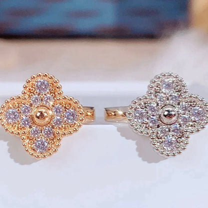 [Shinejoy]CLOVER DIAMOND RING