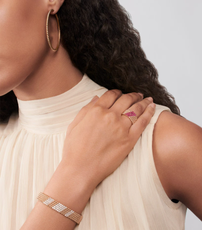 [Shinejoy]Five-row diamond bracelet