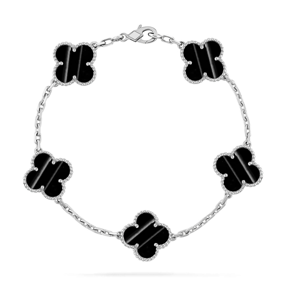 [Shinejoy] CLOVER 5 MOTIF PULSAR STONE BRACELET COLLECTION