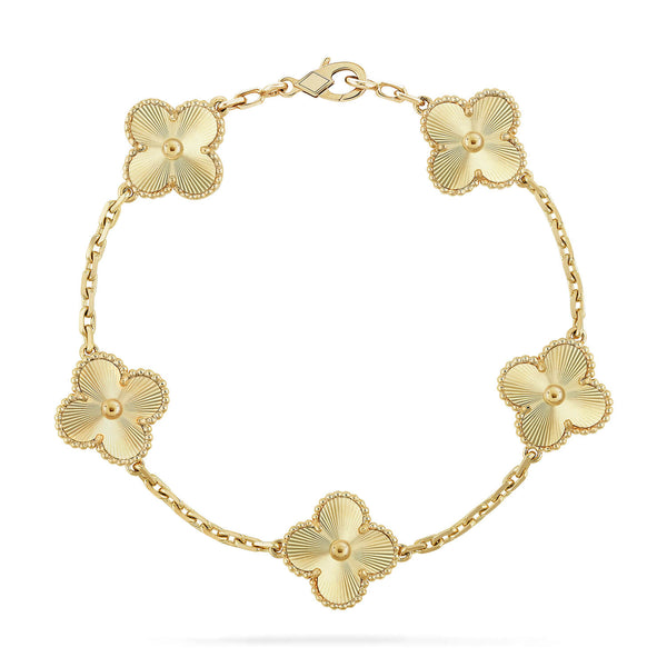 [Shinejoy] CLOVER 5 MOTIF LASER BRACELET COLLECTION
